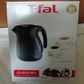 ティファール(T-fal)の【新品未使用】ティファール　電子ケトル　ジャスティン プラス カカオブラック(電気ケトル)