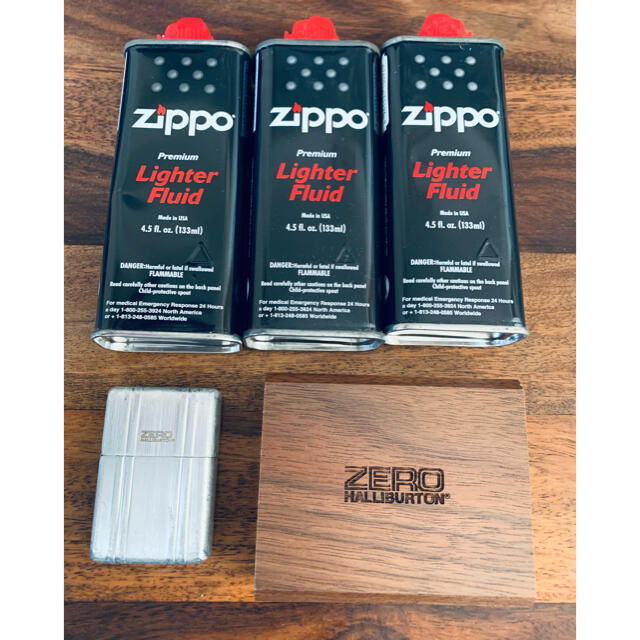 ZERO HALLIBURTON(ゼロハリバートン)の値下げ！　ゼロハリバートン　Zippo メンズのファッション小物(タバコグッズ)の商品写真