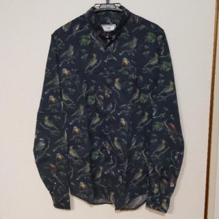 アクネ(ACNE)のami alexandre mattiussi アミ 鳥総柄 シャツ 37(シャツ)