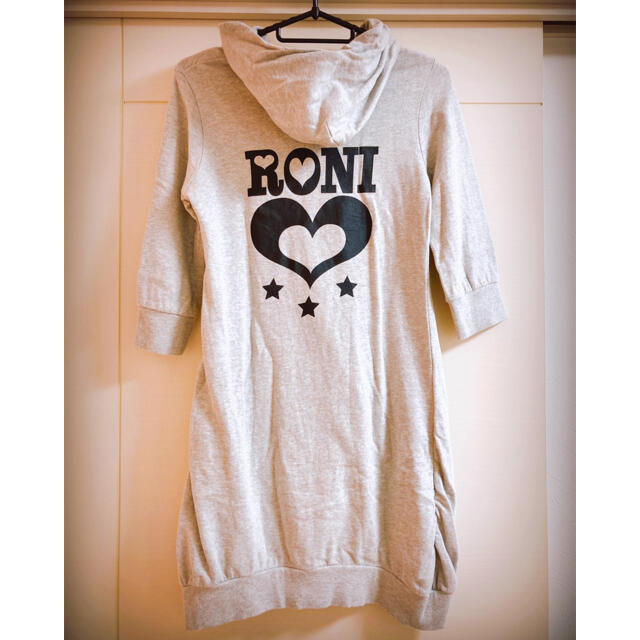RONI(ロニィ)のRONI パーカー トレーナー ワンピース 140  150 キッズ/ベビー/マタニティのキッズ服女の子用(90cm~)(Tシャツ/カットソー)の商品写真