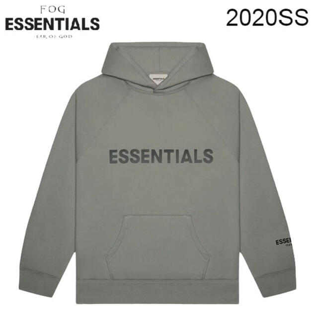 Lサイズ FOG Essentials パーカー チャコール 2020SS