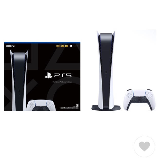 SONY(ソニー)の新品・未使用 PlayStation 5 デジタル・エディション 本体　PS5 エンタメ/ホビーのゲームソフト/ゲーム機本体(家庭用ゲーム機本体)の商品写真