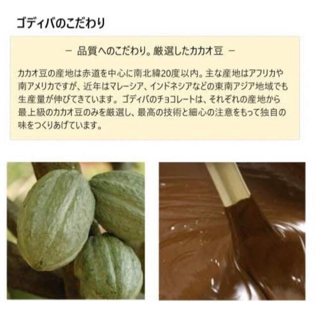 chocolate(チョコレート)のGODIVA ゴディバ 限定BOX チョコレート22粒入り 1箱！ 食品/飲料/酒の食品(菓子/デザート)の商品写真