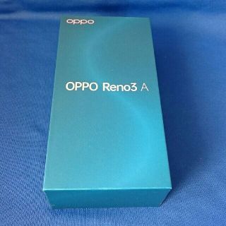 オッポ(OPPO)のOPPO Reno3 A 黒(スマートフォン本体)