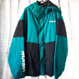 ヴィジョン ストリート ウェア(VISION STREET WEAR)のvision。アウター。グリーン(ナイロンジャケット)