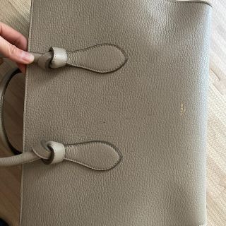 セリーヌ(celine)のセリーヌ　タイ　グレージュ(トートバッグ)