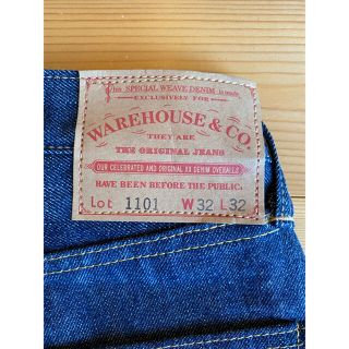 ウエアハウス(WAREHOUSE)のwarehouse lot1101 w32 l32 リジッド 新品 未使用(デニム/ジーンズ)