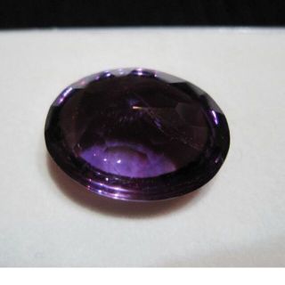 桜セール】アメジスト【オーバルカボション裏にカット【ルース.20CT(その他)