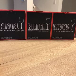 リーデル(RIEDEL)の1度使用　美品　リーデル　ワイングラス　6脚セット(アルコールグッズ)