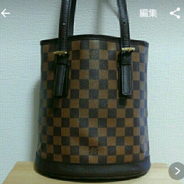 LOUIS VUITTON(ルイヴィトン)のルイヴィトン ダミエ マレ 美品 正規品 レディースのバッグ(トートバッグ)の商品写真