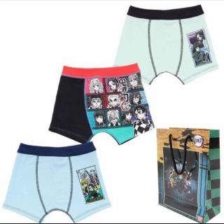 【140】新品　鬼滅の刃　ボクサーパンツ　ブリーフ　下着　140cm 3点セット(下着)