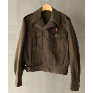 マルタンマルジェラ(Maison Martin Margiela)のイギリス軍・カナダ軍共用バトルドレスウールブラウス(ミリタリージャケット)