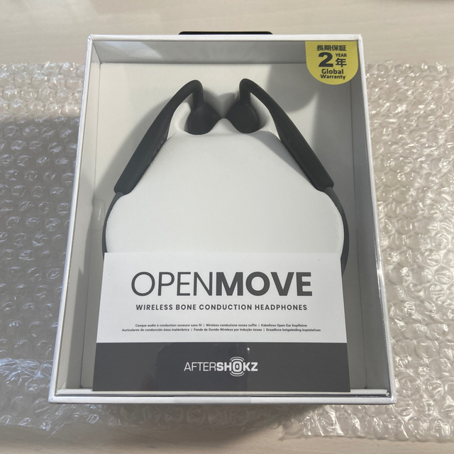 ≪新品未開封≫　Aftershokz OPEN MOVE 骨伝導イヤホンオーディオ機器