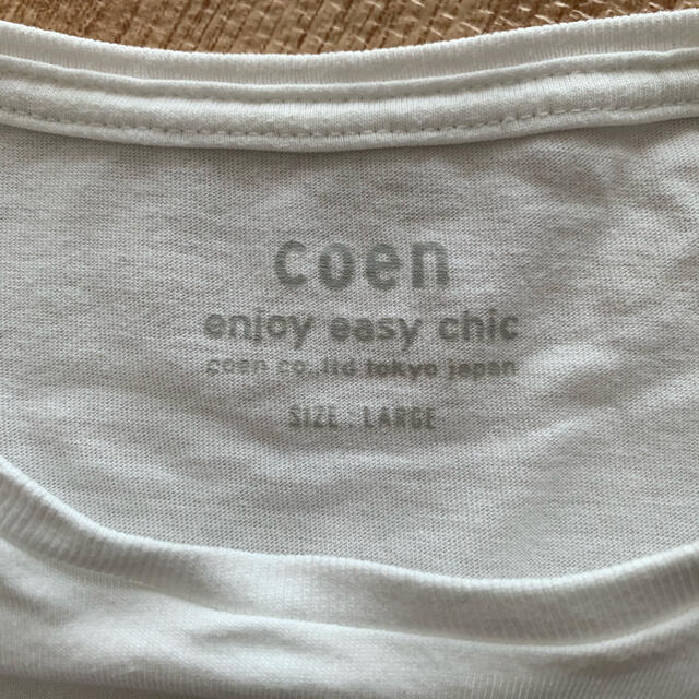 coen(コーエン)のcone Tシャツ 2枚セット　Lサイズ レディースのトップス(Tシャツ(半袖/袖なし))の商品写真