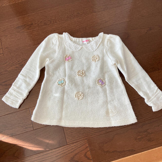 mezzo piano(メゾピアノ)のmezzo piano 子供ニット キッズ/ベビー/マタニティのキッズ服女の子用(90cm~)(ニット)の商品写真