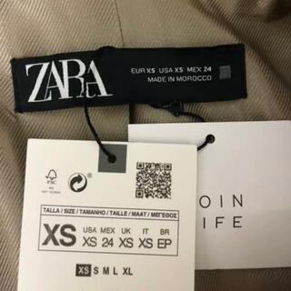 ZARA - ZARA♡コットン混ケープコートの通販 by miyu's ｜ザラならラクマ