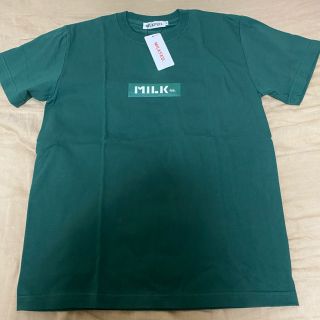 ミルクフェド(MILKFED.)の☆タイムセール31日迄☆新品未使用お買得【MILKFED.Tシャツ グリーン色】(Tシャツ(半袖/袖なし))