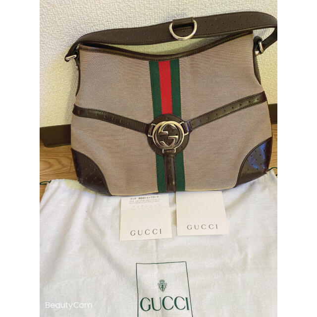 お値下げしました 美品 オールドグッチ GUCCI シェリーライン オールド ...