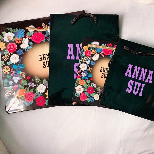 ANNA SUI(アナスイ)のANNA SUI  ショッパー4枚セット レディースのバッグ(ショップ袋)の商品写真