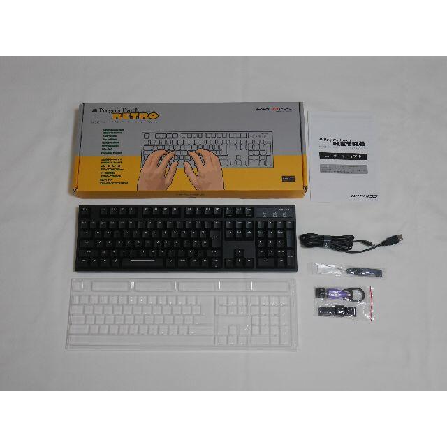 PC周辺機器 ARCHISS ProgresTouch RETRO AS-KBPD08/SRB