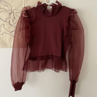 ザラ(ZARA)のZARA トップス(Tシャツ(長袖/七分))