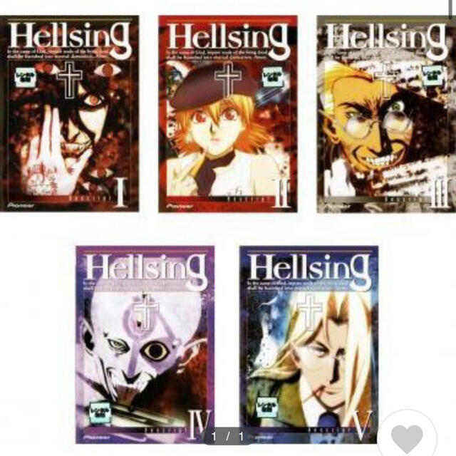 HELLSINGヘルシングアニメDVD全巻セット エンタメ/ホビーのDVD/ブルーレイ(アニメ)の商品写真