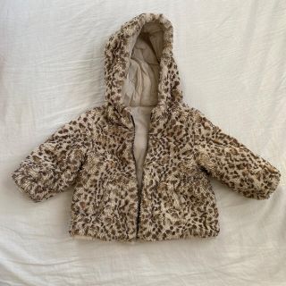 ザラキッズ(ZARA KIDS)のzara baby レオパードファーコート⭐︎リバーシブル⭐︎(ジャケット/コート)