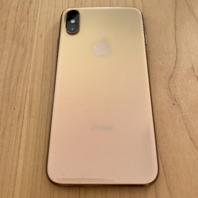 iPhonexs 64GB SIMフリー　GOLD 本体　ガラスコーティング済