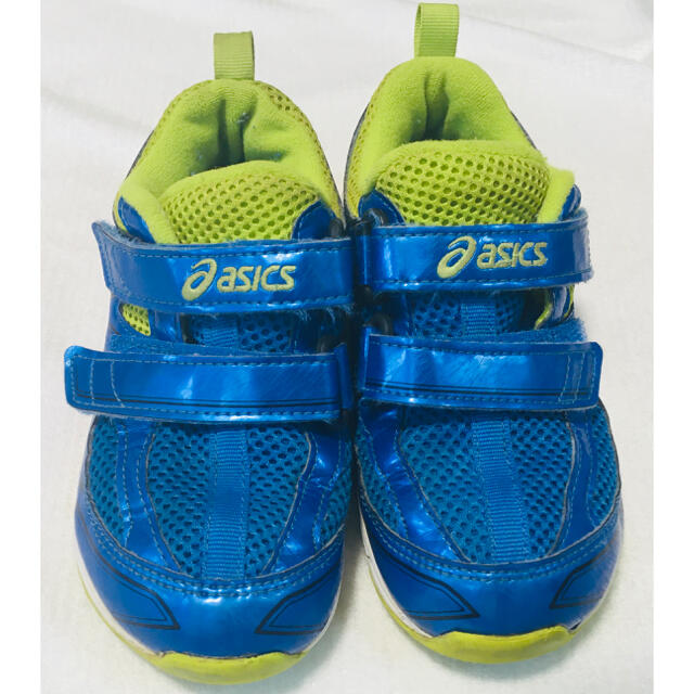 asics(アシックス)のアシックス すくすくトップスピードミニ2キッズスニーカー 17ブルー靴男の子 キッズ/ベビー/マタニティのキッズ靴/シューズ(15cm~)(スニーカー)の商品写真