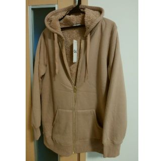 ジーユー ロングパーカー(ベージュ系)の通販 5点 | GUを買うならラクマ