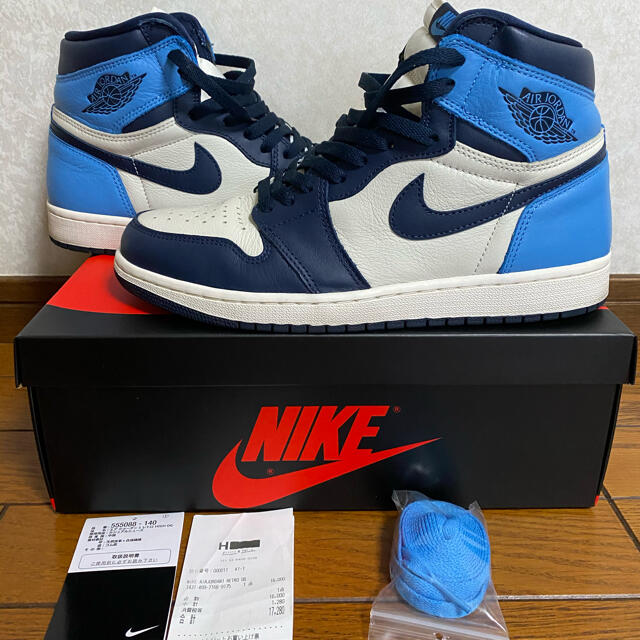 NIKE AIR JORDAN 1 obsidian 27.5cm