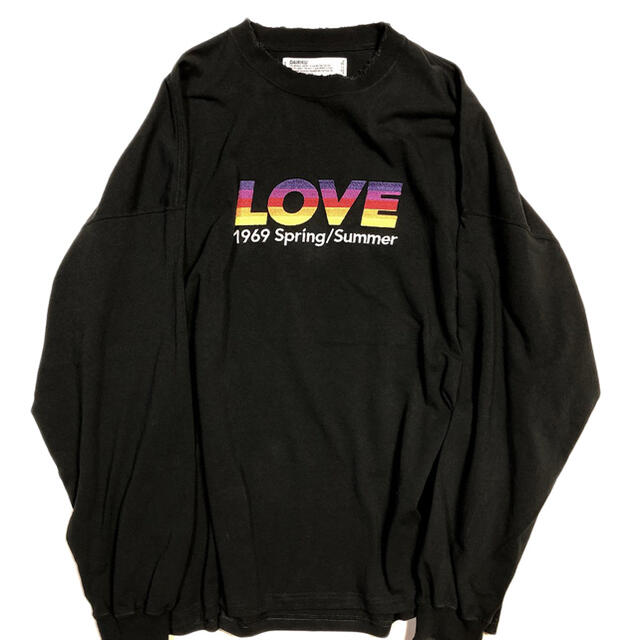 SUNSEA(サンシー)のDAIRIKU LOVE" Vintage Long Sleeve Tee メンズのトップス(Tシャツ/カットソー(七分/長袖))の商品写真