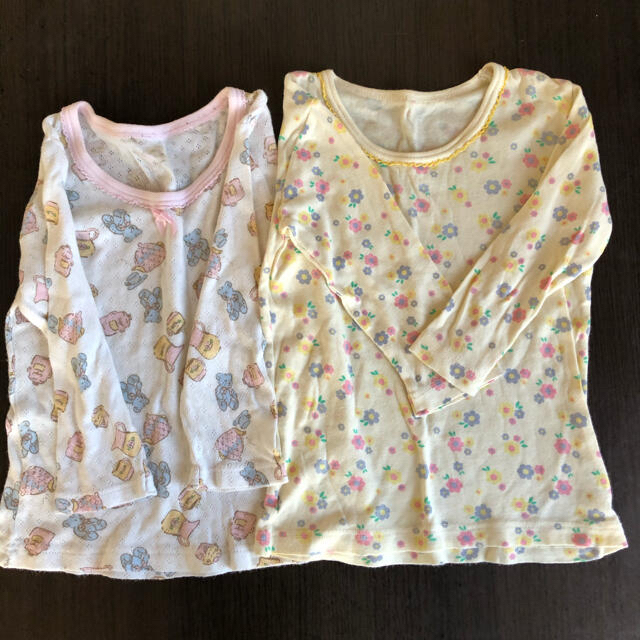 しまむら(シマムラ)のE m k様専用　長袖　4枚 キッズ/ベビー/マタニティのキッズ服女の子用(90cm~)(下着)の商品写真