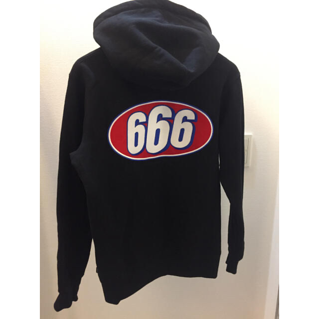 Supreme 666 ジップアップ スウェットパーカー