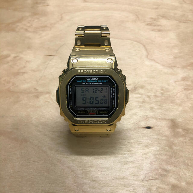 G-SHOCK(ジーショック)のG-SHOCK DW-5600 フルメタル カスタム用 セット ゴールド メンズの時計(金属ベルト)の商品写真