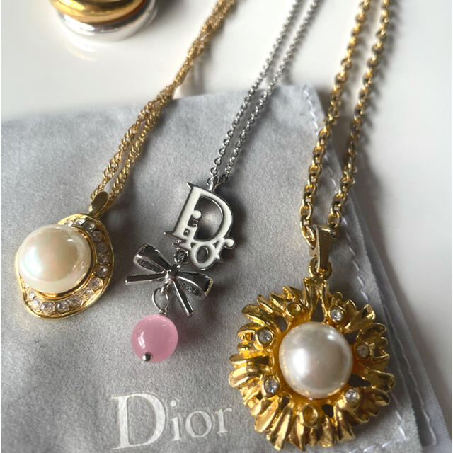 DIOR ディオール ネックレス イヤリング-
