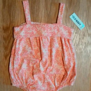 オールドネイビー(Old Navy)のお得！新品☆星 花 ロンパース(ロンパース)