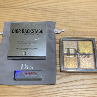 ディオール(Dior)のディオール バックステージ フェイスグロウパレット003 ピュアゴールド(フェイスカラー)