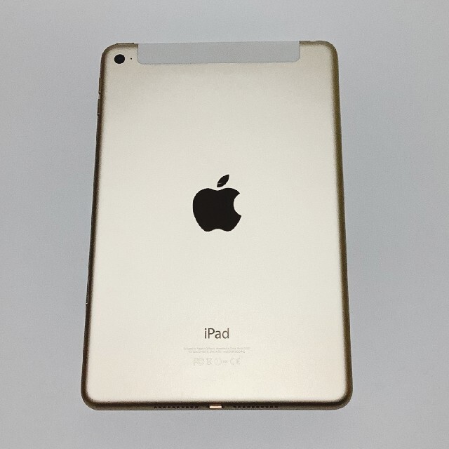 【訳あり】iPad mini4 Wi-Fi+cellular 128G GOLDPC/タブレット