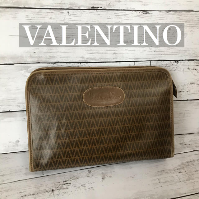 VALENTINO(ヴァレンティノ)のVALENTINO バレンティノ セカンドバッグ メンズのバッグ(セカンドバッグ/クラッチバッグ)の商品写真