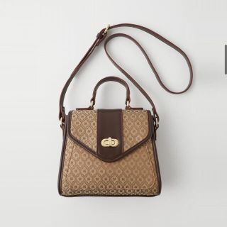 マウジー(moussy)の即完売！MOUSSY新作MONOGRAM MINI SHOULDER バッグ茶色(ショルダーバッグ)