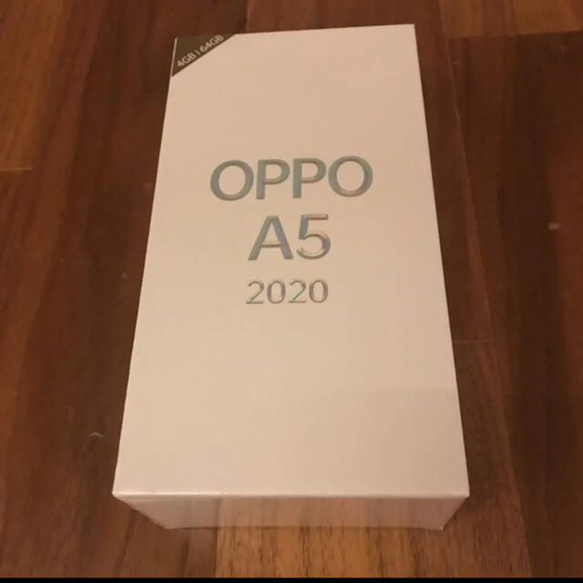 新品未開封　OPPO  A5 2020 64BG SIMフリー　ブルー