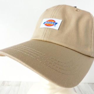 ディッキーズ(Dickies)の☆新品未使用☆ディッキーズ クラッシュラベルフルキャップ ベージュ Fサイズ(キャップ)