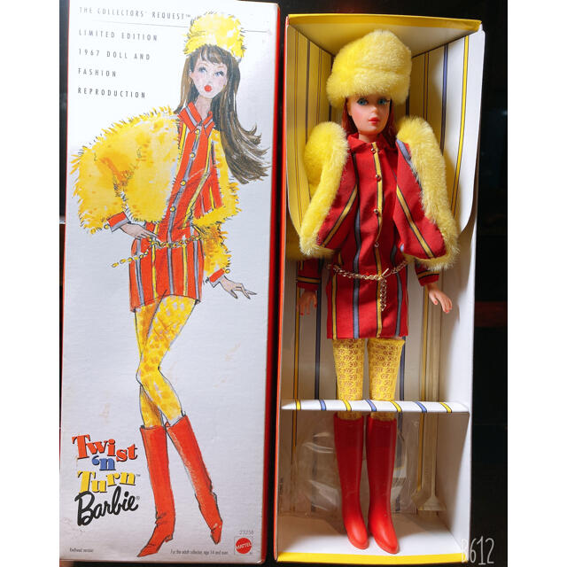 1997年 Limited Twist‘n Turn Barbie 赤毛 エンタメ/ホビーのフィギュア(その他)の商品写真