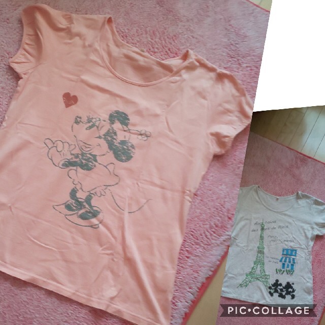 ディズニー？かわいいTシャツ2枚セット レディースのトップス(Tシャツ(半袖/袖なし))の商品写真