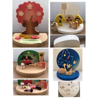 森林工芸館 12ヶ月セット 四季 置物