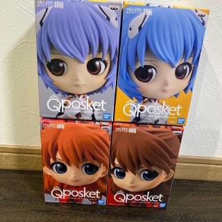 バンダイ(BANDAI)の新品 Qposket キューポスケット エヴァンゲリヲン 新劇場版 4個セット(アニメ/ゲーム)