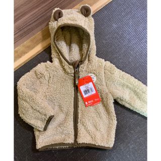 【日本未発売】ノースフェイス  ベビー クマ耳 フリース ジャケット 18M