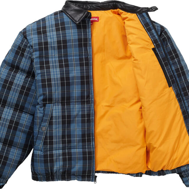 Supreme - 最安値 Supreme Leather Collar Puffy Jacketの通販 Supreme - 最安値 Supreme Leather Collar Puffy Jacketの通販