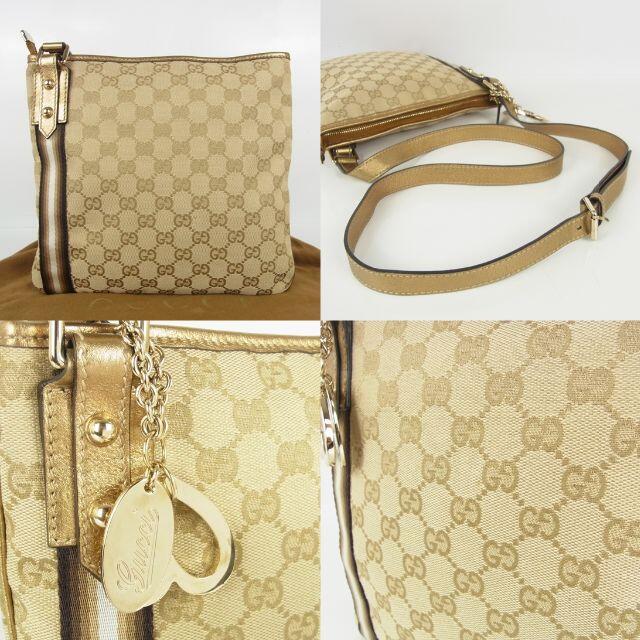 Gucci(グッチ)の専用 グッチ 美品 シェリー キャンバス×レザー 斜め掛け ショルダー バッグ レディースのバッグ(ショルダーバッグ)の商品写真